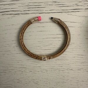 Betsey Johnson Glitter Pencil Bracelet